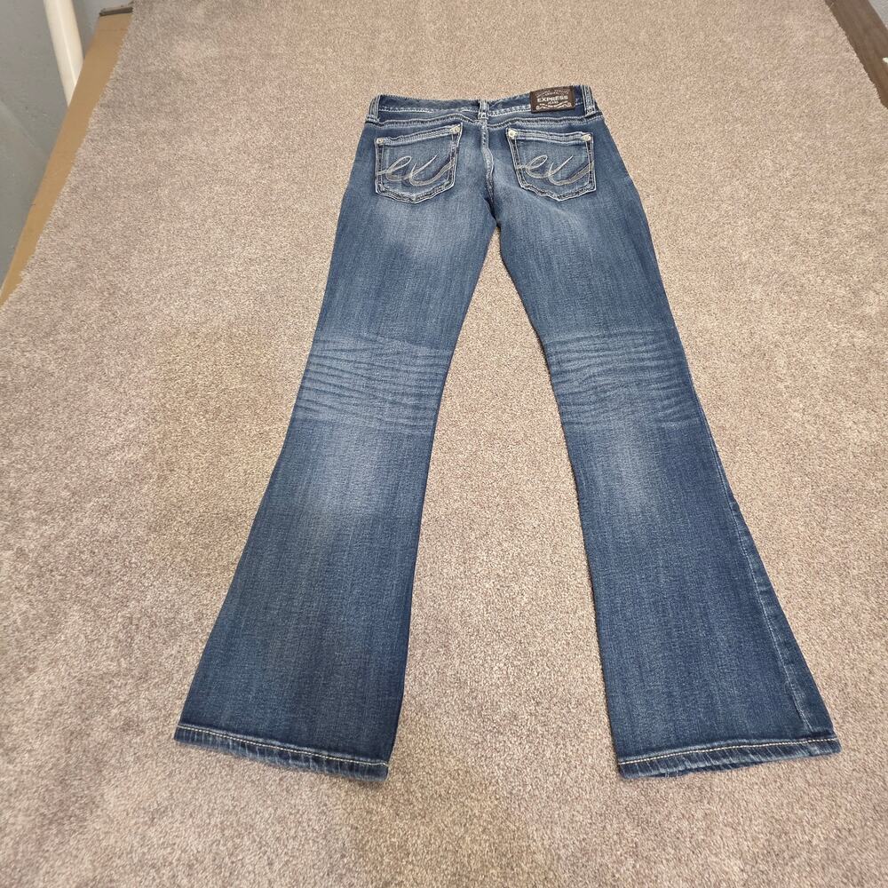 Express Jeans Stella Low Rise Bootcut Jeans Women's Size 4S Medium Wash Denim